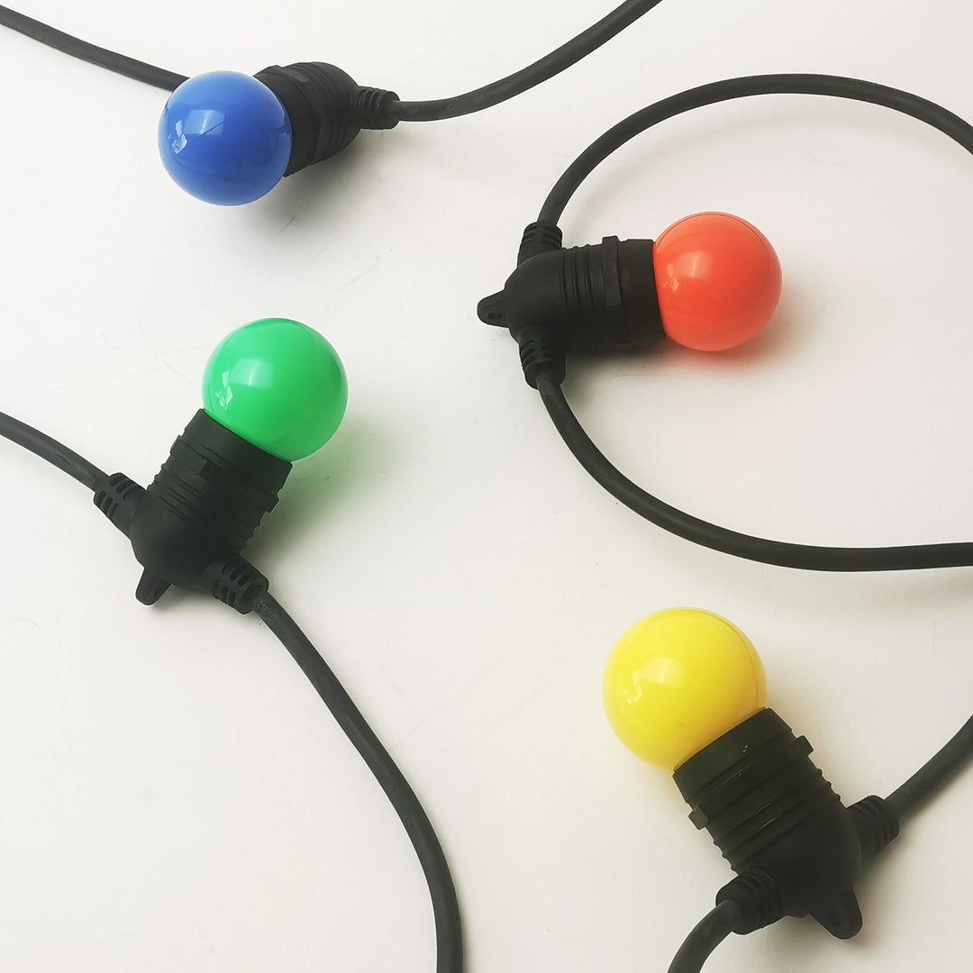 G45 Colour Bulb Connectable Festoon Lights from Love Your Lights