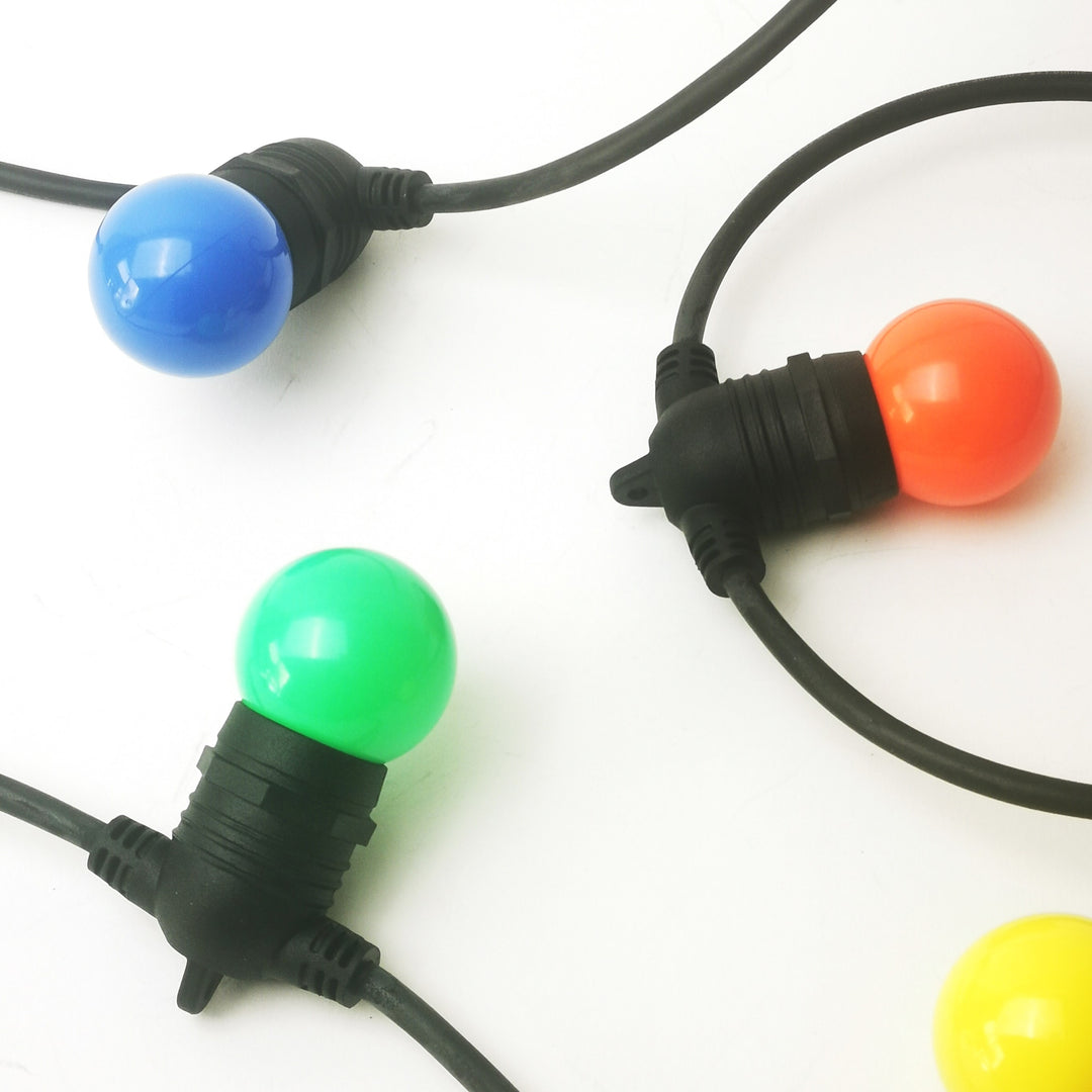 G45 Colour Bulb Connectable Festoon Lights from Love Your Lights