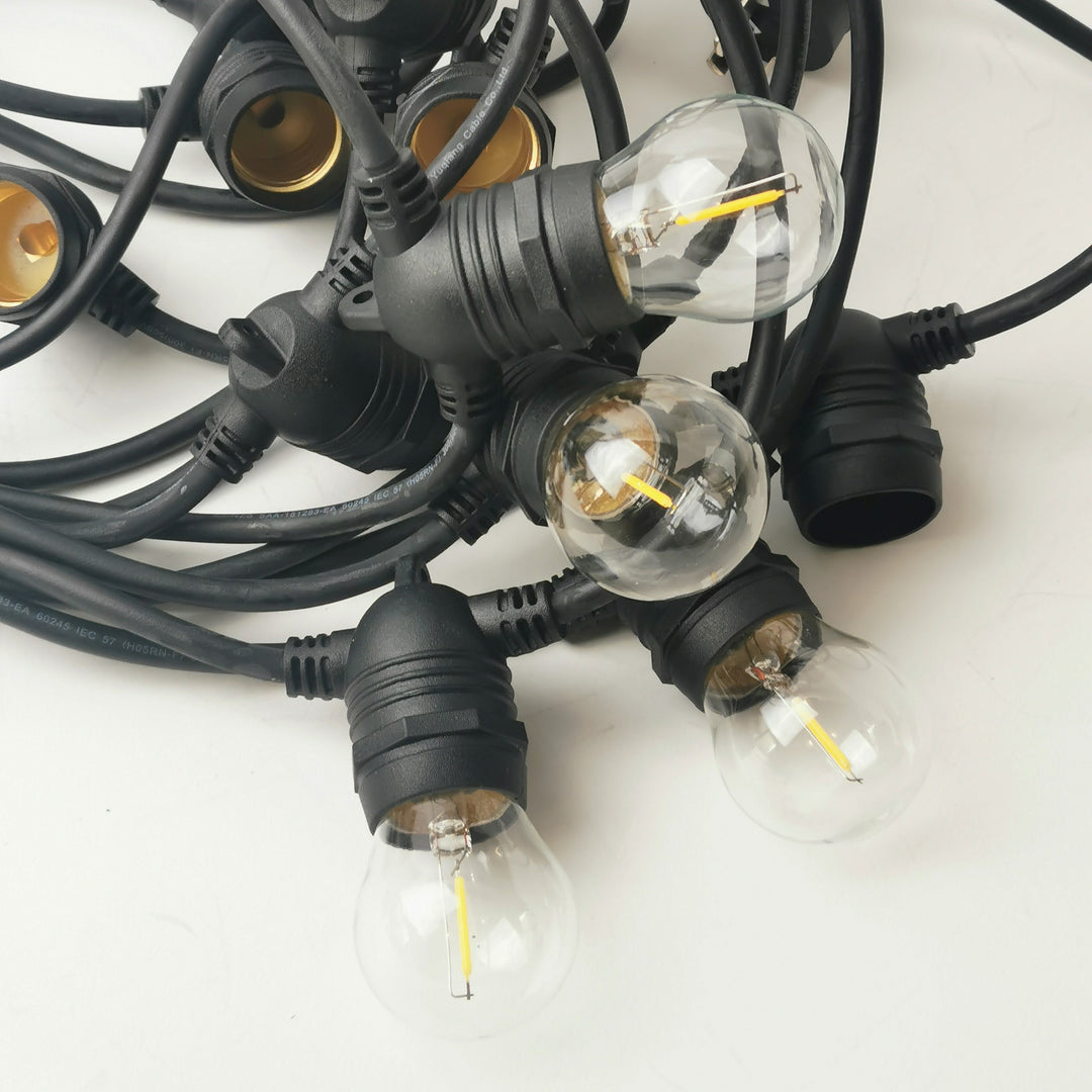 G45 Glass Bulb Connectable Festoon Lights from Love Your Lights