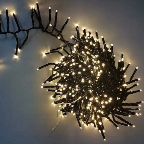 Cluster Fairy Lights Black Cable