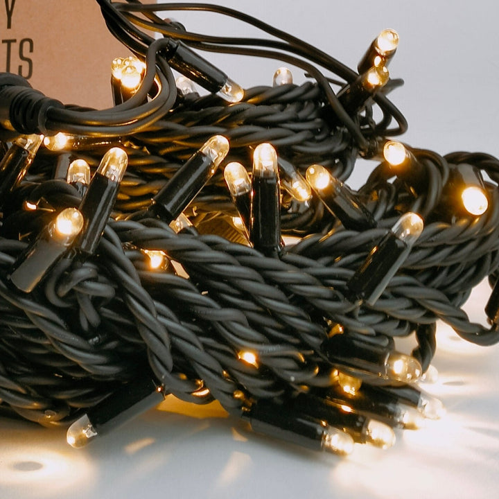 Fringe Icicle Fairy Lights_Black Cable