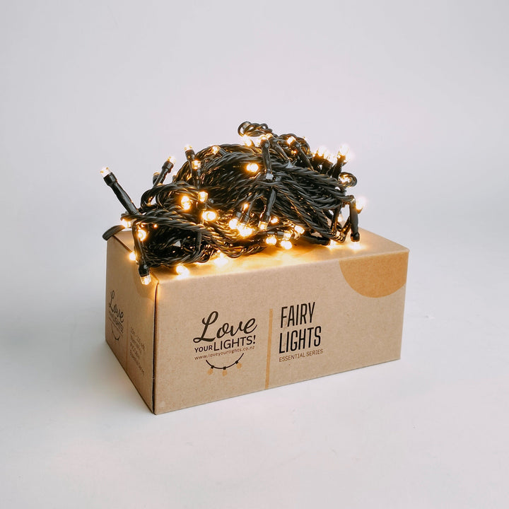 Essential Black Connectable Fairy Lights from Love Your Lights